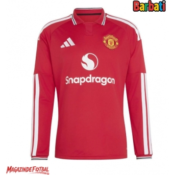 Manchester United Tricou Fotbal Replică 2026-27 Barbati Acasa Mâneci Lungi